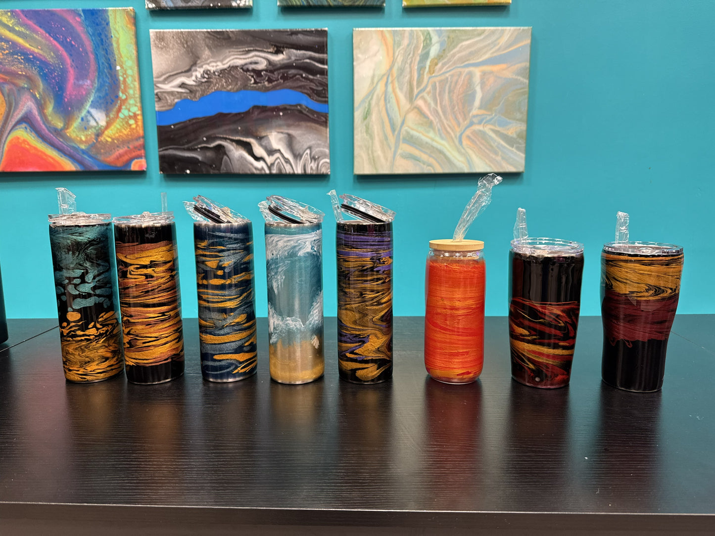 Dad & Me Resin Tumblers – Father's Day Workshop