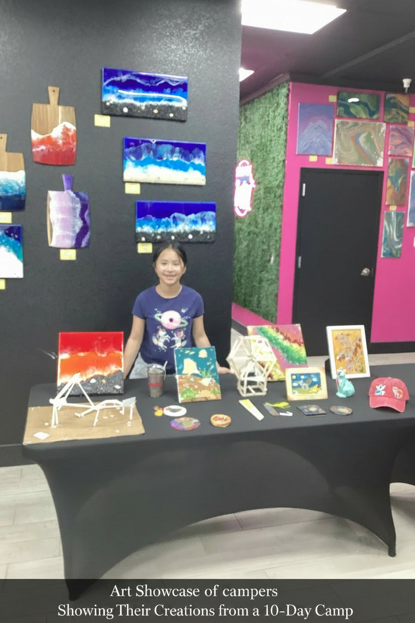 All the creations done by our campers in our Signatur e10-day camp