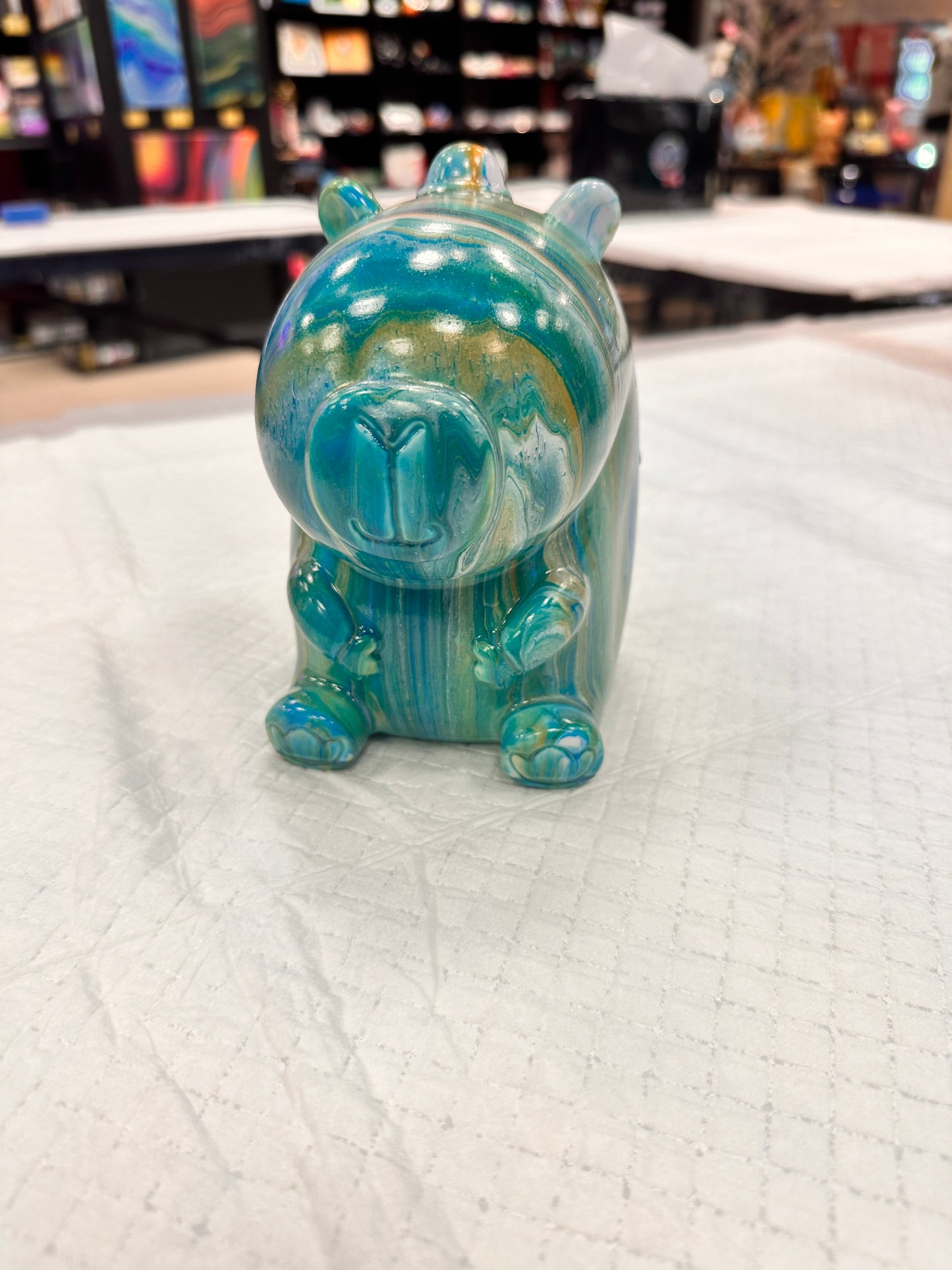 Drip Art Characters and Piggy Banks