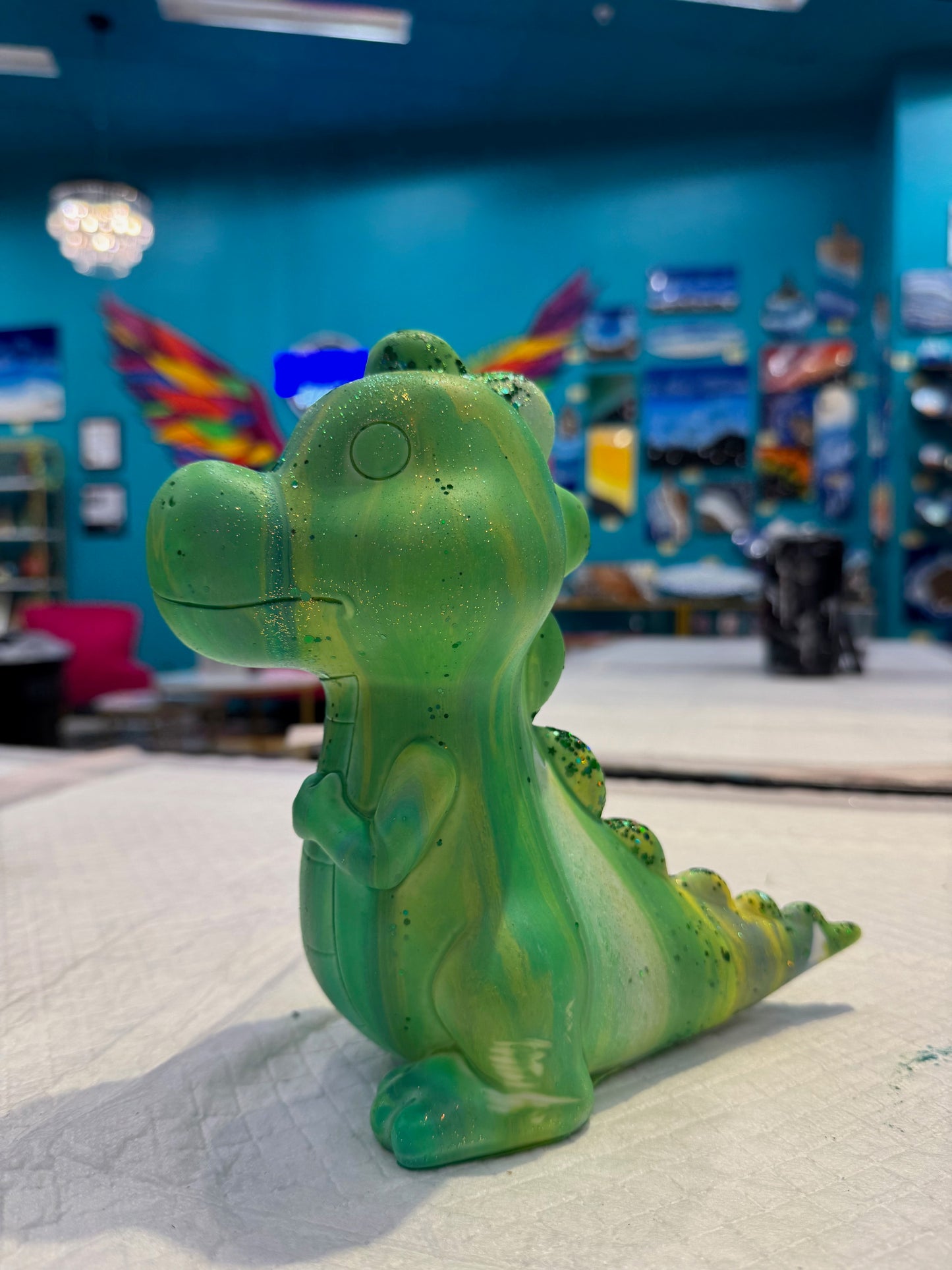 Drip Art Characters and Piggy Banks