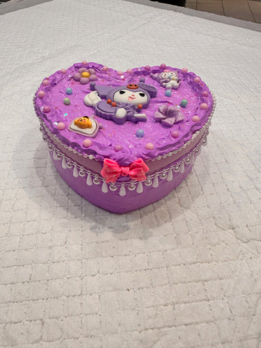 Decoden Art - Heart Shaped Jewelry Box