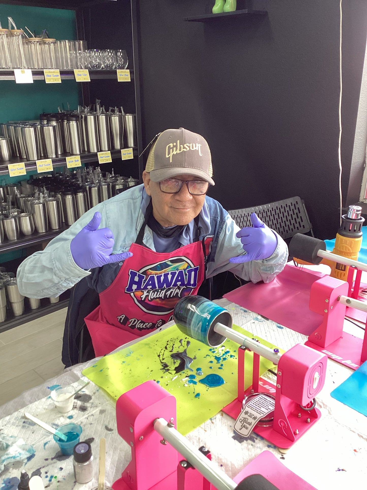 Dad & Me Resin Tumblers – Father's Day Workshop