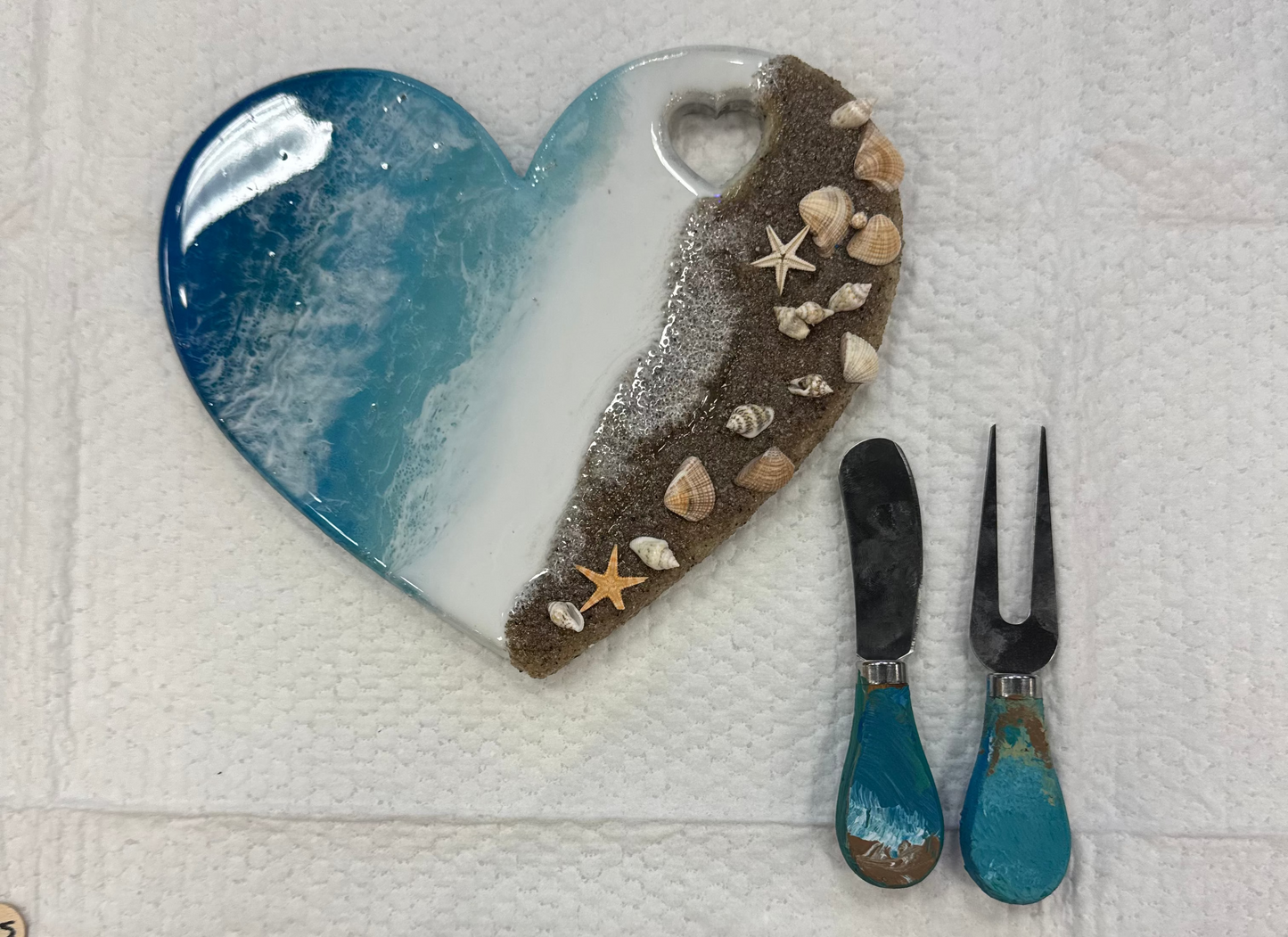 Resin Beach Scene