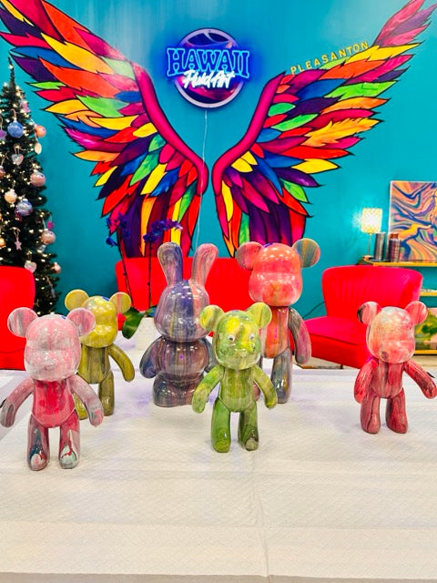 Drip Art Characters and Piggy Banks