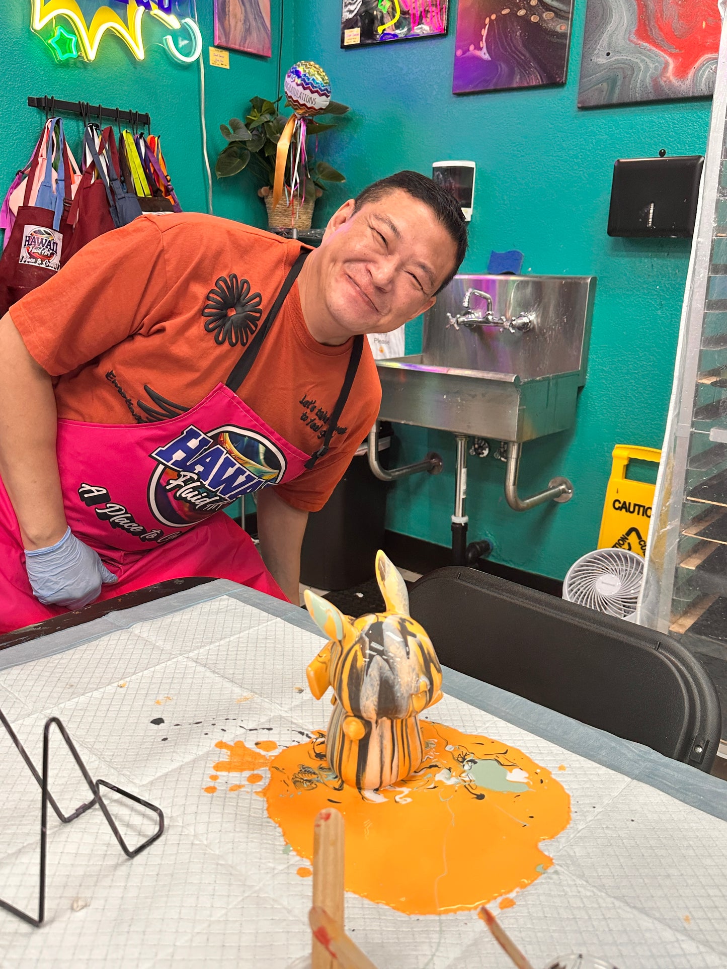 Drip Art Characters and Piggy Banks